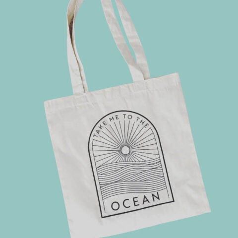 Clements & Hope Take Me To The Ocean Tote Beach Bag